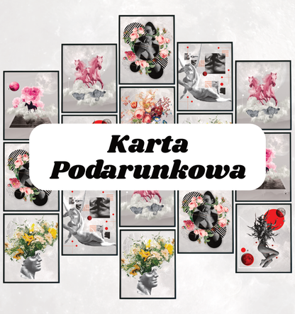 Karta Podarunkowa do sklepu z plakatami